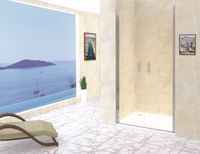 Душевая дверь 100*195 RGW LE-06 Хром/Прозрачное/6 мм (Easy) — фото 1, Распашные душевые двери