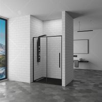 Душевая дверь 130*195 RGW SV-12-G Золото/Прозрачное/6 мм (Easy) арт-32321213-16 — фото 2, Раздвижные душевые двери