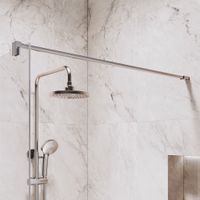 Душевая перегородка INRAIN MONT-002 / 100х195 / Хром / Прозрачное / 6 мм — фото 3, Диспенсеры бумажных полотенец