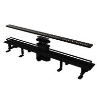 Душевой трап RGW SDR-34B-80 линейный 800 черный Ø 50 мм на ножках — фото 3, Трапы для душа