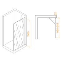 Товар: Душевая перегородка 90*195 RGW WA-110-W Белый/Прозрачное/8 мм - фото 3 Душевая перегородка 90*195 RGW WA-110-W Белый/Прозрачное/8 мм — фото 3, Душевые перегородки