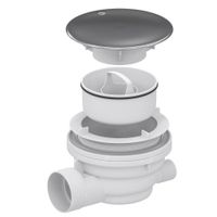 Сифон QYD-01 хром* Ø 90 мм — фото 3, Сифоны для поддонов