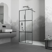 Товар: Душевая перегородка 90*200 RGW WA-011-B Чёрный/Прозрачное(Принт)/8 мм - фото 3 Душевая перегородка 90*200 RGW WA-011-B Чёрный/Прозрачное(Принт)/8 мм — фото 3, Душевые перегородки