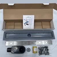 Товар: Душевой лоток Drain Leo-20-80 прямой 800 хром Ø 50 мм на ножках, сифон - фото 7 Душевой лоток Drain Leo-20-80 прямой 800 хром Ø 50 мм на ножках, сифон — фото 7, Душевые лотки