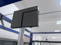 Душевая дверь 100*200 RGW HO-014-B Чёрный/Матовое/8 мм (EasyClean) — фото 4, Душевые двери в нишу