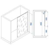 Товар: Душевая перегородка INRAIN MONT-034 / 120х195 / Хром / Прозрачное / 8 мм (Easy) - фото 2 Душевая перегородка INRAIN MONT-034 / 120х195 / Хром / Прозрачное / 8 мм (Easy) — фото 2, Диспенсеры бумажных полотенец