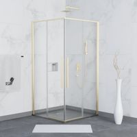Душевой уголок  80*160*195 RGW SV-31-G Прямоуг./Золото/Прозрачное/6 мм (Easy) — фото 1, Квадратные душевые уголки