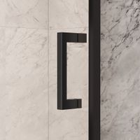 Товар: Душевая дверь INRAIN VIN-008 / 90-100х195 / Чёрный / Прозрачное / 6 мм - фото 3 Душевая дверь INRAIN VIN-008 / 90-100х195 / Чёрный / Прозрачное / 6 мм — фото 3, Распашные душевые двери