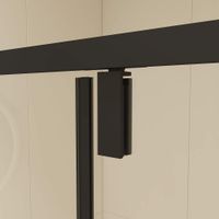 Душевой уголок  90* 90*185 RGW CL-035-B Квадрат/Чёрный/Прозрачное/6 мм — фото 3, Квадратные душевые уголки