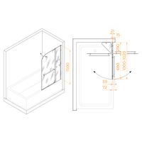 Товар: Шторка на ванну 100*150 RGW SC-08 Хром/Прозрачное/6 мм (Easy/с полками) - фото 2 Шторка на ванну 100*150 RGW SC-08 Хром/Прозрачное/6 мм (Easy/с полками) — фото 2, Шторки для ванной распашные