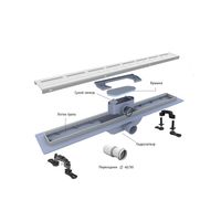 Товар: Душевой лоток Drain Leo-10-80 прямой 800 хром Ø 40 мм на ножках - фото 2 Душевой лоток Drain Leo-10-80 прямой 800 хром Ø 40 мм на ножках — фото 2, Душевые лотки