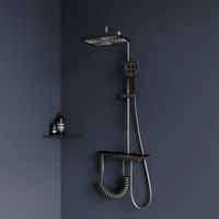 Душевая стойка RGW SP-35-Gr Серый Головной душ/Термостат (Гигиенический душ) — фото 1, товары