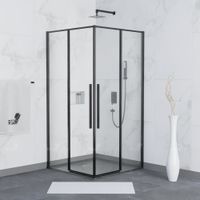 Товар: Душевой уголок 100*100*195 RGW SV-31-B Квадрат/Чёрный/Прозрачное/6 мм (Easy) - фото 2 Душевой уголок 100*100*195 RGW SV-31-B Квадрат/Чёрный/Прозрачное/6 мм (Easy) — фото 2, Квадратные душевые уголки