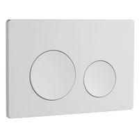 Кнопка слива RGW SWH-07W  белый  (двойной смыв) — фото 1, Кнопки смыва