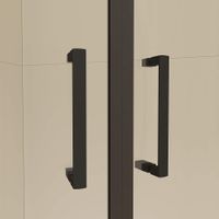 Душевой уголок  90*90*185 RGW CL-55-B Полукруг/Чёрный/Прозрачное/6 мм — фото 5, Полукруглые душевые уголки