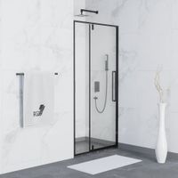 Душевая дверь 120*200 RGW SV-03 B Чёрный/Прозрачное/6 мм — фото 2, Распашные душевые двери