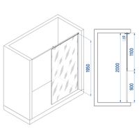Товар: Душевая перегородка INRAIN MONT-033 / 110х195 / Хром / Прозрачное / 6 мм - фото 2 Душевая перегородка INRAIN MONT-033 / 110х195 / Хром / Прозрачное / 6 мм — фото 2, Диспенсеры бумажных полотенец