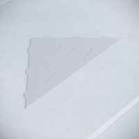 Полка RGW MT-02W/Белая Волна, металл 1,5 мм — фото 3, Полки для ванной и душа