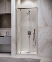 Душевая дверь  80*195 RGW LE-102 Хром/Прозрачное/6 мм — фото 2, Распашные душевые двери