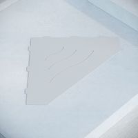 Товар: Полка RGW MT-03W/Белая Волна, металл 1,5 мм - фото 3 Полка RGW MT-03W/Белая Волна, металл 1,5 мм — фото 3, Полки для ванной и душа