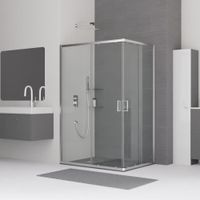 Товар: Душевой уголок 80*120*185 RGW CL-44 Прямоуг./Хром/Прозрачное/5 мм - фото 2 Душевой уголок 80*120*185 RGW CL-44 Прямоуг./Хром/Прозрачное/5 мм — фото 2, Прямоугольные душевые уголки