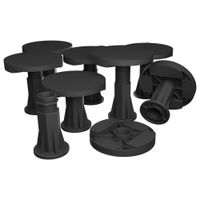 Ножки для поддона RGW N-01 (08)  (универсальные) (к GWS-01-31(BCF08)) — фото 5, Комплектующие для поддонов