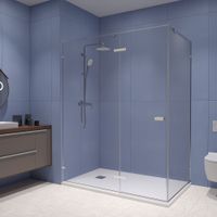 Душевой уголок 110*100*200 RGW SV-040 Прямоуг./Хром/Прозрачное/8 мм (2 уп.)