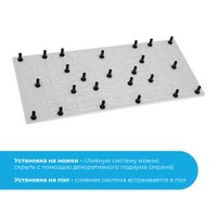 Душевой поддон 90*200*2,6 RGW TKS-209W Белый/Прямоуг Ø 90 мм  — фото 4, Диспенсеры бумажных полотенец