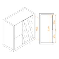 Товар: Душевая перегородка 110*195 RGW WA-033 Хром/Прозрачное/6 мм (Easy) - фото 3 Душевая перегородка 110*195 RGW WA-033 Хром/Прозрачное/6 мм (Easy) — фото 3, Диспенсеры бумажных полотенец