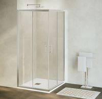 Душевой уголок 100*100*190 RGW PA-31 Квадрат/Хром/Прозрачное/6 мм (Easy) — фото 2, Квадратные душевые уголки