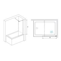 Товар: Шторка на ванну 90*150 RGW SC-052 Хром/Прозрачное/10 мм (Easy) - фото 5 Шторка на ванну 90*150 RGW SC-052 Хром/Прозрачное/10 мм (Easy) — фото 5, Неподвижные шторки для ванной