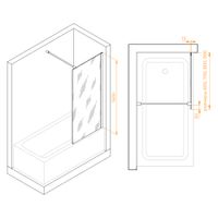 Товар: Шторка на ванну INRAIN MC-051 / 60х150 / Хром / Прозрачное / 8 мм - фото 4 Шторка на ванну INRAIN MC-051 / 60х150 / Хром / Прозрачное / 8 мм — фото 4, Диспенсеры бумажных полотенец