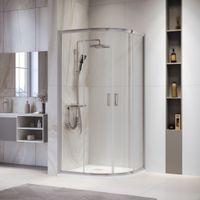 Душевой уголок 100*100*195 RGW PA-52 Полукруг/Хром/Прозрачное/6 мм (Easy) — фото 2, Душевые уголки четверть круга