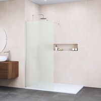 Душевая перегородка  80*195 RGW WA-002 Хром/Матовое/6 мм (Easy) — фото 1, Душевые перегородки