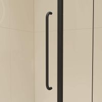 Душевой уголок  90* 90*185 RGW CL-035-B Квадрат/Чёрный/Прозрачное/6 мм — фото 2, Квадратные душевые уголки