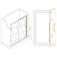 Товар: Душевая дверь 170*195 RGW PA-14 G Золото/Прозрачное/6 мм (EasyClean) - фото 3 Душевая дверь 170*195 RGW PA-14 G Золото/Прозрачное/6 мм (EasyClean) — фото 3, Диспенсеры бумажных полотенец