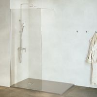 Душевая перегородка  85*195 RGW WA-002 Хром/Прозрачное/6 мм (Easy)