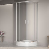 Товар: Душевой уголок 80*90*195 RGW PA-55 Полукруг/Хром/Прозрачное/6 мм (1/4круга) - фото 3 Душевой уголок 80*90*195 RGW PA-55 Полукруг/Хром/Прозрачное/6 мм (1/4круга) — фото 3, Полукруглые душевые уголки