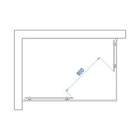 Товар: Душевой уголок INRAIN VIN-040 / 80х120х195 / Прямоуг. / Хром / Прозрачное / 6 мм - фото 5 Душевой уголок INRAIN VIN-040 / 80х120х195 / Прямоуг. / Хром / Прозрачное / 6 мм — фото 5, Прямоугольные душевые уголки