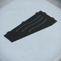 Товар: Полка RGW MT-01B/Черная Волна, металл 1,5 мм - фото 3 Полка RGW MT-01B/Черная Волна, металл 1,5 мм — фото 3, Полки для ванной и душа