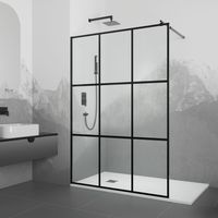 Товар: Душевая перегородка 120*195 RGW WA-111 B Чёрный/Прозрачное(Принт)/8 мм (Easy) - фото 2 Душевая перегородка 120*195 RGW WA-111 B Чёрный/Прозрачное(Принт)/8 мм (Easy) — фото 2, Душевые перегородки