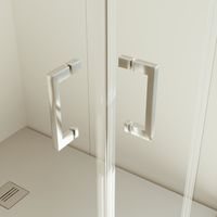 Душевой уголок INRAIN VIN-040 /  90х100х195 / Прямоуг. / Хром / Прозрачное / 6 мм — фото 3, Прямоугольные душевые уголки