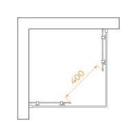 Товар: Душевой уголок INRAIN VIN-030 / 70x70x195 / квадрат / Чёрный / Прозрачное / 6 мм - фото 3 Душевой уголок INRAIN VIN-030 / 70x70x195 / квадрат / Чёрный / Прозрачное / 6 мм — фото 3, Квадратные душевые уголки