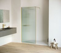 Товар: Душевая перегородка 80*195 RGW WA-08-Gb Золото браш/Ребристое/8 мм (Easy) - фото 2 Душевая перегородка 80*195 RGW WA-08-Gb Золото браш/Ребристое/8 мм (Easy) — фото 2, Душевые перегородки