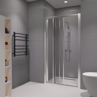 Душевая дверь 110*185 RGW CL-111 Хром/Прозрачное/4 мм — фото 6, Раздвижные душевые двери