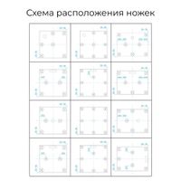 Душевой поддон  80*80*2,5 RGW ST-0088W Белый/Квадрат Ø 90 мм Каменный — фото 5, Душевые поддоны из искусственного камня