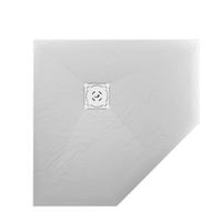Душевой поддон 100*100*3 RGW ST/T*-0100W Белый/Трапеция Ø 90 мм Каменный — фото 3, Душевые поддоны из искусственного камня