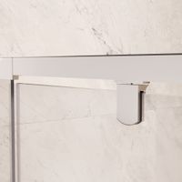 Товар: Душевая дверь INRAIN VIN-008 / 110-120х195 / Хром / Прозрачное / 6 мм - фото 4 Душевая дверь INRAIN VIN-008 / 110-120х195 / Хром / Прозрачное / 6 мм — фото 4, Распашные душевые двери