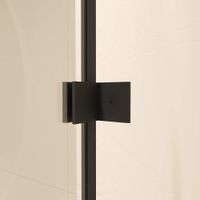 Душевой уголок  90*90*185 RGW CL-55-B Полукруг/Чёрный/Прозрачное/6 мм — фото 4, Полукруглые душевые уголки