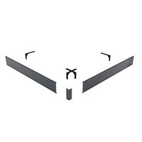 Экран для поддона INRAIN IN-01  90х90 (квадрат) (Графит) — фото 1, Экраны для поддонов